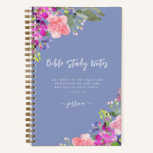 Bright Blooms aquarelle Florale étude de la Bible