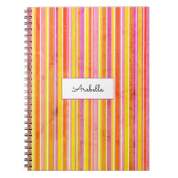 Bright Colour Grunge Stripes Personnalisé