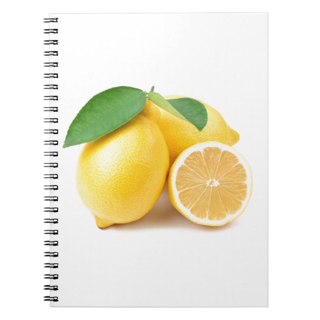 Carnet Bright & Fresh Yellow Lemons (Devant)