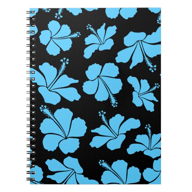 Carnet Bright hawaiian sans couture motif avec hippocampe (Devant)
