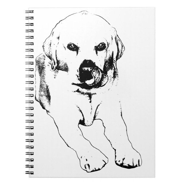 Carnet Bright ideas with a Lab (Devant)