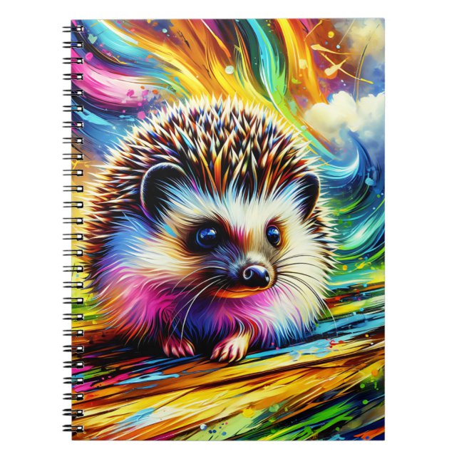 Carnet Bright Meadow Hedgehog Notebook (Devant)