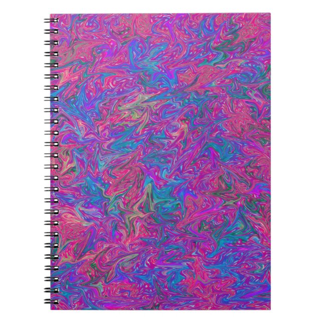 Carnet Brillantes perles colorées Art Abstrait (Devant)