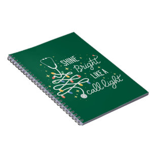 Carnet Brillez comme une infirmière de nuit de Noël amusa