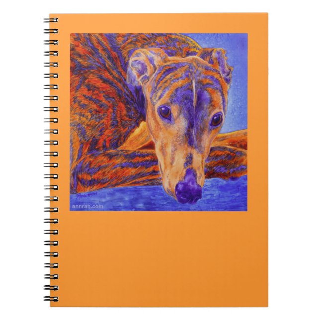 Carnet Brindle de lévrier - "as " (Devant)