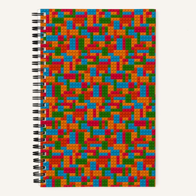 Carnet Brique de construction colorée (Recto)