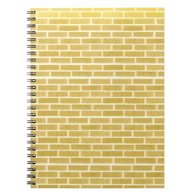 Carnet Briques d'or (Devant)