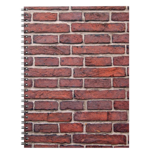 Carnet Briques murales brique mur brique rouge briques (Devant)