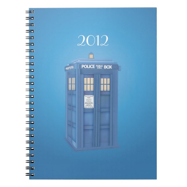 Carnet britannique vintage de Callbox de police (Devant)