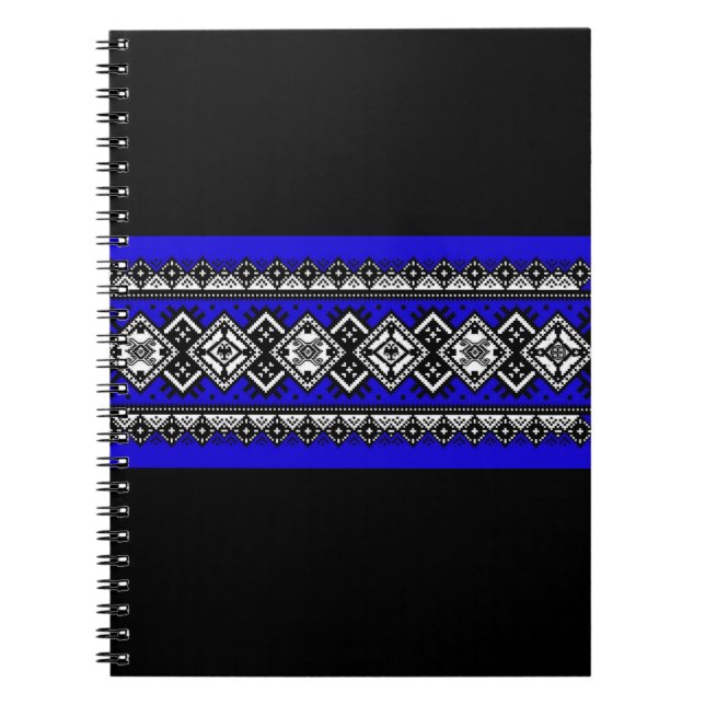 Carnet Broderie bleue (Devant)