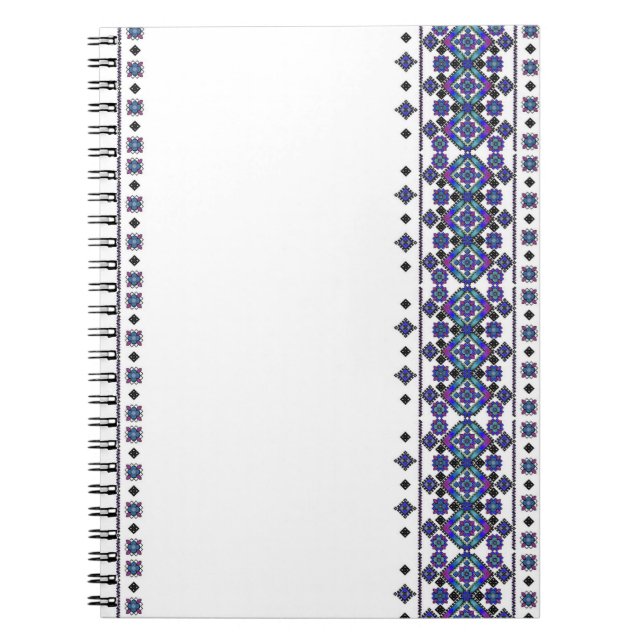 Carnet Broderie bleue (Devant)