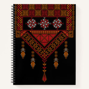 Carnet Broderie palestinienne de Tatreez art palestine