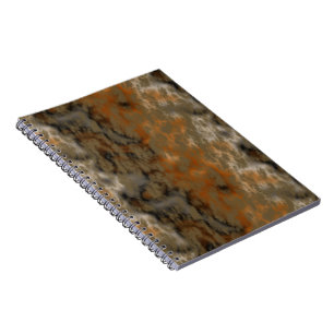 Carnet Bronze et marbre de cuivre Abstrait