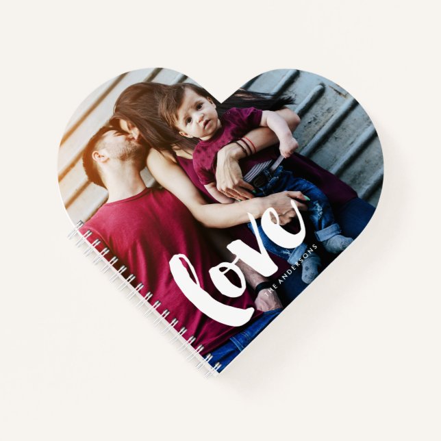 Carnet Brosse "Amour" (Devant)