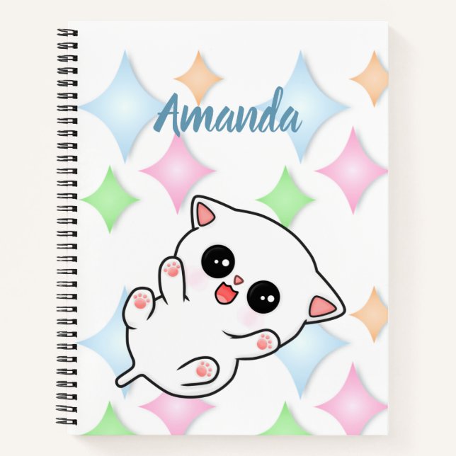 Carnet Brouille du ventre Heure Kitten (Devant)