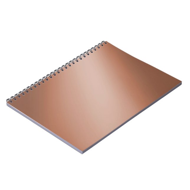 Carnet Brown Caramel clair de lune ombre effet (Côté gauche)
