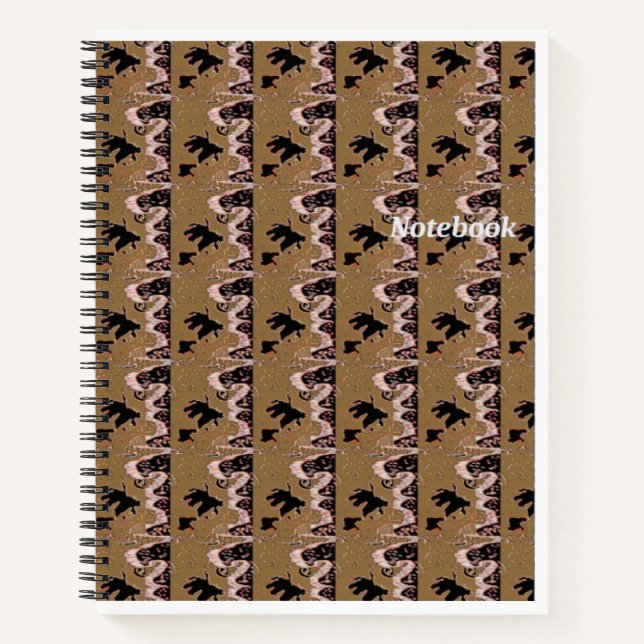 Carnet Brown de feuilles (Devant)