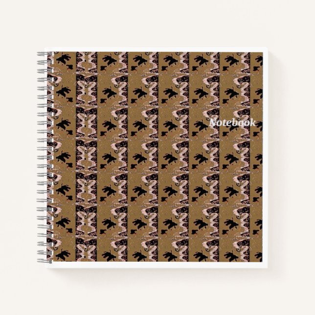 Carnet Brown de feuilles (Devant)