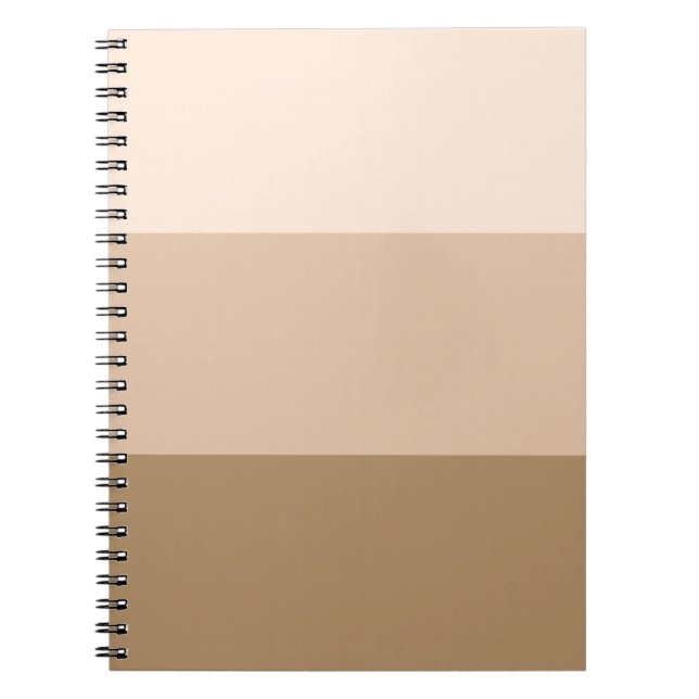 Carnet Brown Ombre strié (Devant)