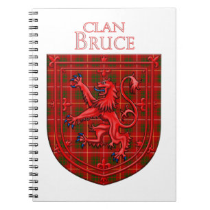 Carnet Bruce Tartan Scottish Plaid Lion Rampant