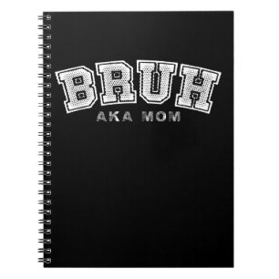 Carnet Bruh Aka Maman Drôle Fête des Mères Rétro Vintage