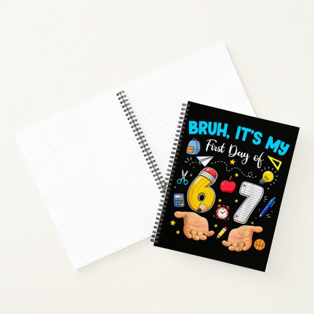 Carnet Bruh c'est ma première rentrée (Intérieur)