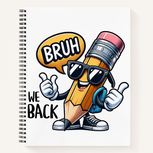 Carnet Bruh On est de retour  (Devant)