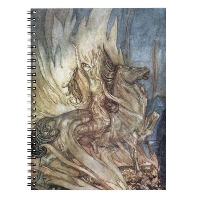Carnet Brünnhilde et le bûcher funéraire de Siegfried (Devant)