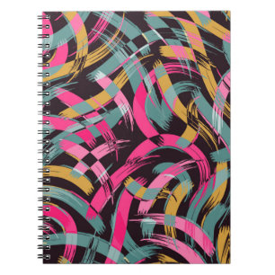 Carnet Brush course artistique continu motif