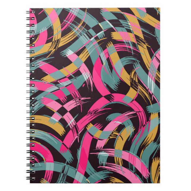 Carnet Brush course artistique continu motif (Devant)
