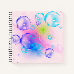 Carnet BUBBLES - Bulles Colorées Pour Enfants -