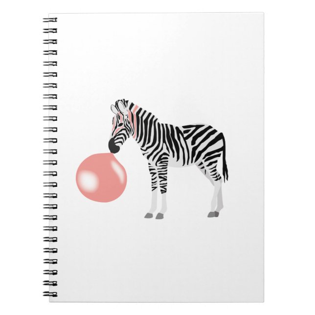 Carnet Buble Gum Zebra Blowbble (Devant)