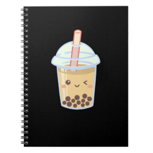 Carnet Buble Lait Thé Boba Cute