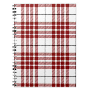 Carnet Buchanan tartan rouge blanc plaid