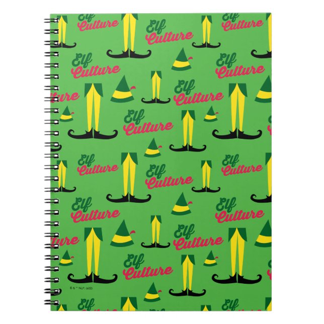 Carnet Buddy l'Elfe | Elf Culture Motif (Devant)