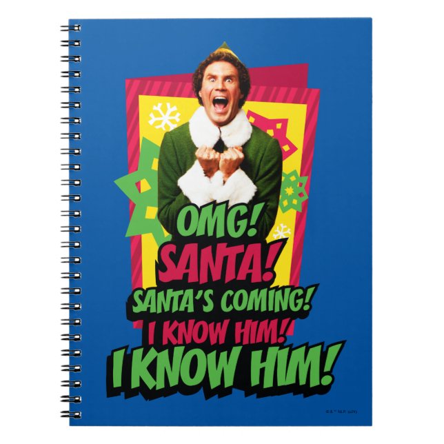 Carnet Buddy the Elf | OMG! Santa! (Devant)