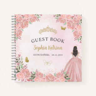 Carnet Budget Floral Blush Pink Quinceanera Gubook