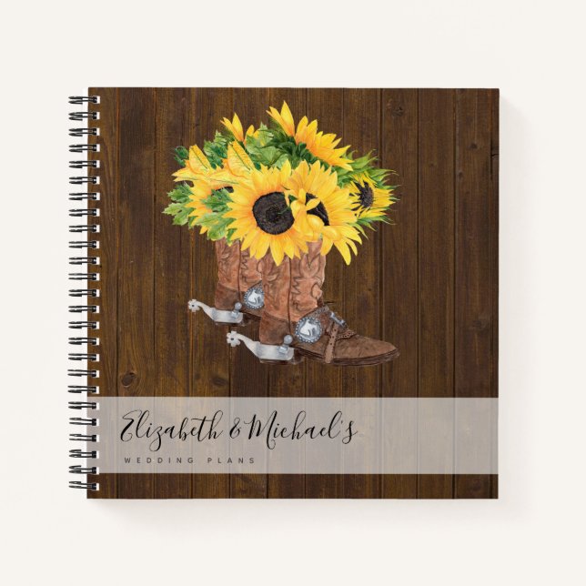 Carnet Budget Wedding planner personnalisé tendance moder (Devant)