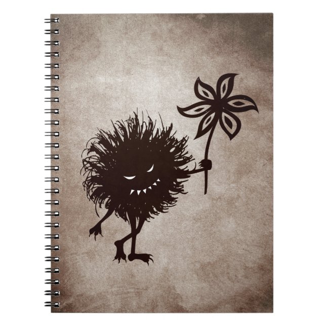 Carnet Bug mal vintage donne de la fleur (Devant)