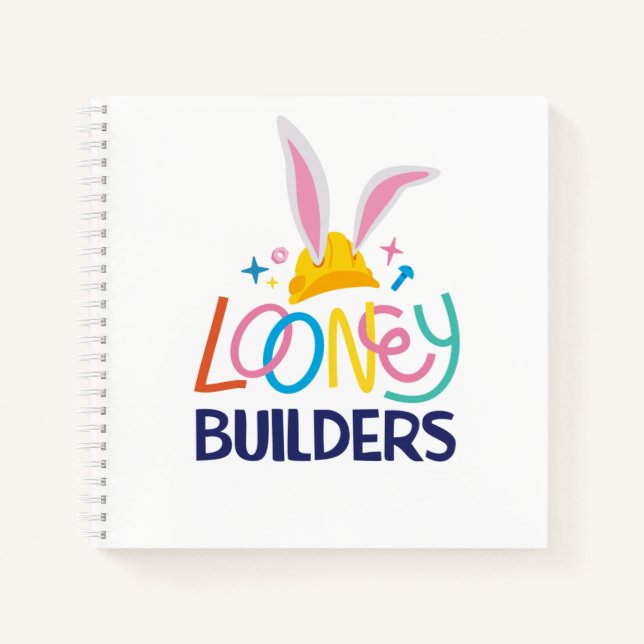 Carnet BUGS BUNNY BUILDERS™| Casque Empilé Logo (Devant)