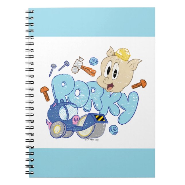 Carnet BUGS BUNNY BUILDERS™| Dessin de Porky (Devant)