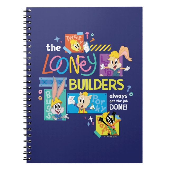 Carnet BUGS BUNNY BUILDERS™| Le Collage des Looney Builde (Devant)