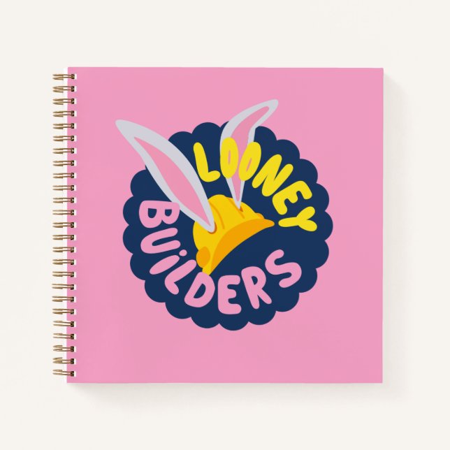 Carnet BUGS BUNNY BUILDERS™| Logo casque de chantier évas (Devant)