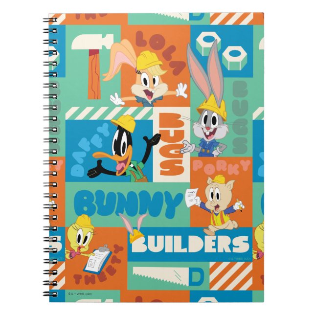 Carnet BUGS BUNNY BUILDERS™| Modèle de grille de caractèr (Devant)