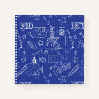 Carnet BUGS BUNNY BUILDERS™| Motif de plan de croquis