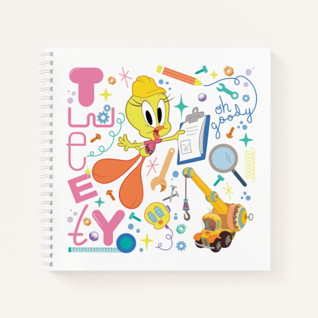Carnet BUGS BUNNY BUILDERS™| Outils de travail de TWEETY™ (Devant)