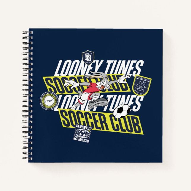 Carnet BUGS BUNNY™ LOONEY TUNES™ Club de Football (Devant)