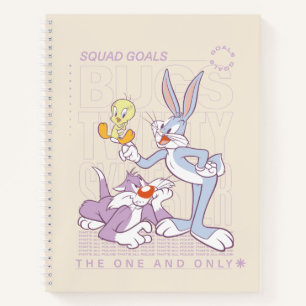 Carnet BUGS BUNNY™, TWEETY™, SYLVESTER™ Squad Buts