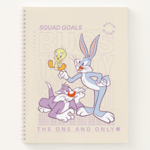 Carnet BUGS BUNNY™, TWEETY™, SYLVESTER™ Squad Buts