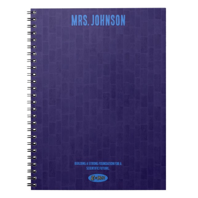 Carnet Building Strong Foundation For Scientific Future (Devant)